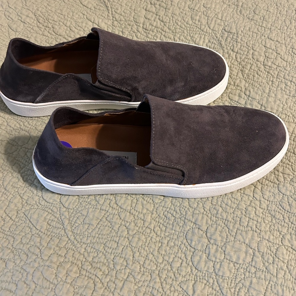 Steve Madden Dark Gray Suede Sneakers